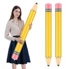 Lápis inflável Dalycro Giant Blow Up 110 cm, 2 unidades, amarelo