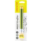Lápis Maxx Grafite HB Nr. 2 Triangular com Borracha Blister c/ 2 unidades + 1 Apontador - COMPACTOR