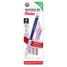 Lápis mecânico Pentel GraphGear 800 0,7 mm HB Lead, pacote com 4