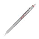 Lápis mecânico Rotring 600 0,7 mm com acabamento prateado