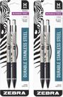 Lápis mecânico Zebra Pen M-301, 0,5 mm de ponta fina, pacote com 4