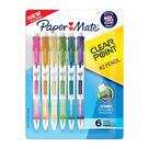 Lápis mecânicos Paper Mate Clearpoint 0,7 mm HB 2, pacote com 6