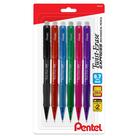 Lápis mecânicos Pentel Twist Erase EXPRESS 0,7 mm, pacote com 6 Lápis mecânicos Pentel Twist Erase EXPRESS 0,7 mm, pacote com 6