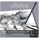 Lápis para Desenho Cretacolor Black Box Charcoal Drawing 20 Peças