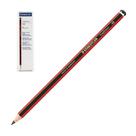 Lápis Preto 4B Staedtler Sextavado Tradition com 12 Unidades