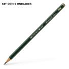 Lapis preto 5b 5 unidades - faber castell Lapis preto 5b 5 unidades - faber castell