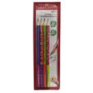 Lápis Preto Ecolápis Glitz Neon Cartela Com 4 Lápis Faber-Castell Lápis Preto Ecolápis Glitz Neon Cartela Com 4 Lápis Faber-Castell