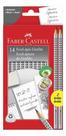 Lápis Preto Faber Castell Eco Grip 2001 2b Kit Com 14 Unid