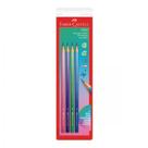 Lápis preto Glitz SM/935GLIN com 4 unidades - Faber-Castell Lápis preto Glitz SM/935GLIN com 4 unidades - Faber-Castell