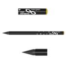 Lápis Preto Infinito HB2 Com Diamante na Ponta NEWPEN Diamante Amarelo