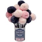 Lapis Preto Redondo Decorado Bruna Tavares Pompom HB 3COR POTE-24 - Leonora