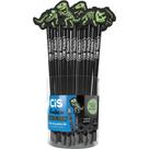 Lapis Preto Redondo Decorado CIS Borracha Dinoglow 4 MOD.(S POTE-24