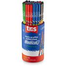 Lapis Preto Redondo Decorado TRIS Collection Radical 4MOD. POTE-48
