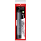 Lápis preto Supersoft SM/907SOFT com 4 unidades - Faber-Castell Lápis preto Supersoft SM/907SOFT com 4 unidades - Faber-Castell