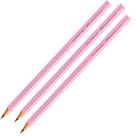 Lápis Preto Triangular Ecolápis GRIP 2001 Rosa - Pacote com 72