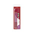 Lapis Preto Triangular Grip 2001 Two Tone Rosa