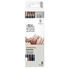 Lápis Sketching Crayon Winsor & Newton com 5 Unidades