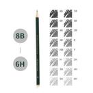 Lápis Técnico 4H Faber Castell cx com 12 unidades