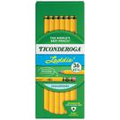 Lápis Ticonderoga Tri-Write 2 - Pacote com 36 Unidades e Borrachas