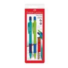 Lapiseira 0.5mm Poly Slim Azul e Verde SM/05SLIMAV com 2 unidades - Faber-Castell Lapiseira 0.5mm Poly Slim Azul e Verde SM/05SLIMAV com 2 unidades - Faber-Castell