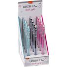 Lapiseira 0.5MM SOFT GRIP Plástica BRW com Borracha Display com 12 Unidades