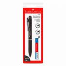Lapiseira 0.7mm e caneta 3 em 1 Poly Preta SM/07L31PR com 1 unidade - Faber-Castell
