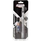 Lapiseira 0.7mm Metalizada Prata com Grafite - Brw