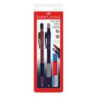 Lapiseira 0.7mm Poly Slim Office Azul e Roxa SM/07SLIMOFAR com 2 unidades - Faber-Castell Lapiseira 0.7mm Poly Slim Office Azul e Roxa SM/07SLIMOFAR com 2 unidades - Faber-Castell