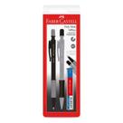 Lapiseira 0.7mm Poly Slim Office Cinza e Preta SM/07SLIMOFCP com 2 unidades - Faber-Castell Lapiseira 0.7mm Poly Slim Office Cinza e Preta SM/07SLIMOFCP com 2 unidades - Faber-Castell