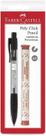 Lapiseira click pencil 2.0mm + grafite precisão e conforto!