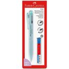 Lapiseira E Caneta Poly Multifunções 3 Em 1 Faber-castell Azul Pastel