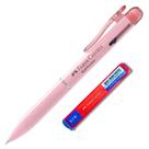Lapiseira E Caneta Poly Multifunções 3 Em 1 Faber-castell Rosa