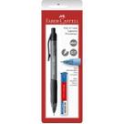 Lapiseira Escolar Faber-Castell Poly 0.7 Preta Com 12 Grafites Extra