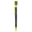 Lapiseira Gamer 0,7mm Plástica Divertida Coleção Game Escolar Estudante Papelaria Criativa COR:Preto c/ Verde