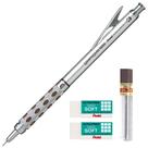 Lapiseira Pentel Graphgear 1000 Técnica Grafite Hb 0 3 Kit
