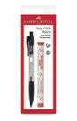 Lapiseira Ponta Grossa 2.0mm Poly Faber Castell + Grafite Pt