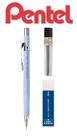 Lapiseira Tecnica Pentel 0,5mm P-205 Sharp Azul CL + Itens