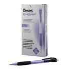 Lápiz Mecánico Pentel Champ 0.9mm Violeta Translúcido Caja con 12