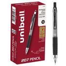 Lápiz Mecánico Uni-Ball 207 0.7 mm HB Negro Paquete de 12 Lápiz Mecánico Uni-Ball 207 0.7 mm HB Negro Paquete de 12