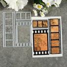 Lapoo Matriz de Corte Metálica Tira de Filme 11,4 x 9,1 cm
