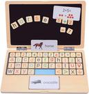 Laptop de brinquedo BEKILOLE Minha primeira prancheta magnética para laptop