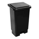 Lar lixeira 25 lts com pedal preta