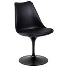 Laraz, Cadeira Tulipa Kit Saarinen Kit Assento plástico Kit Preto