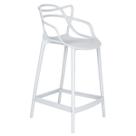 Laraz Home Decor, Banqueta média Masters Allegra 66 cm - Branco