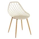 Laraz Home Decor, Cadeira Clarice Cloe - Nude