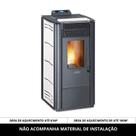 Lareira A Pellet Glass Acciaio Lareira A Pellet Glass Acciaio