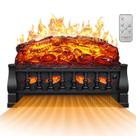 Lareira Elétrica Embutida Electactic 21" Aquecedor de Troncos 750W/1500W