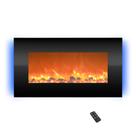 Lareira elétrica Northwest 30" montada na parede, controle remoto de 1500 W