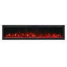 Lareira Elétrica Wgrif - Lareira De Embutir - Esmeralda Pro 73" (Cor Preta) - 220 volts
