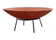 Lareira Externa - Fire Pit - Ferro Fundido - 80cm